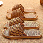 BAMBOO WOVEN SUMMER SLIPPERS SOLELII