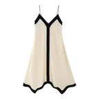 CAMISOLE LONG DRESS WITH V-NECK Test