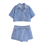 JEANS FASHION SETS MINI SKIRT SHORTS WOMEN Test