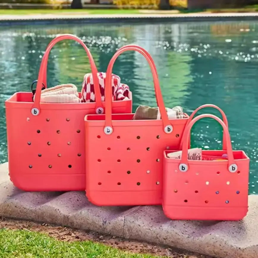 WATERPROOF EVA BEACH BASKET TOTE
