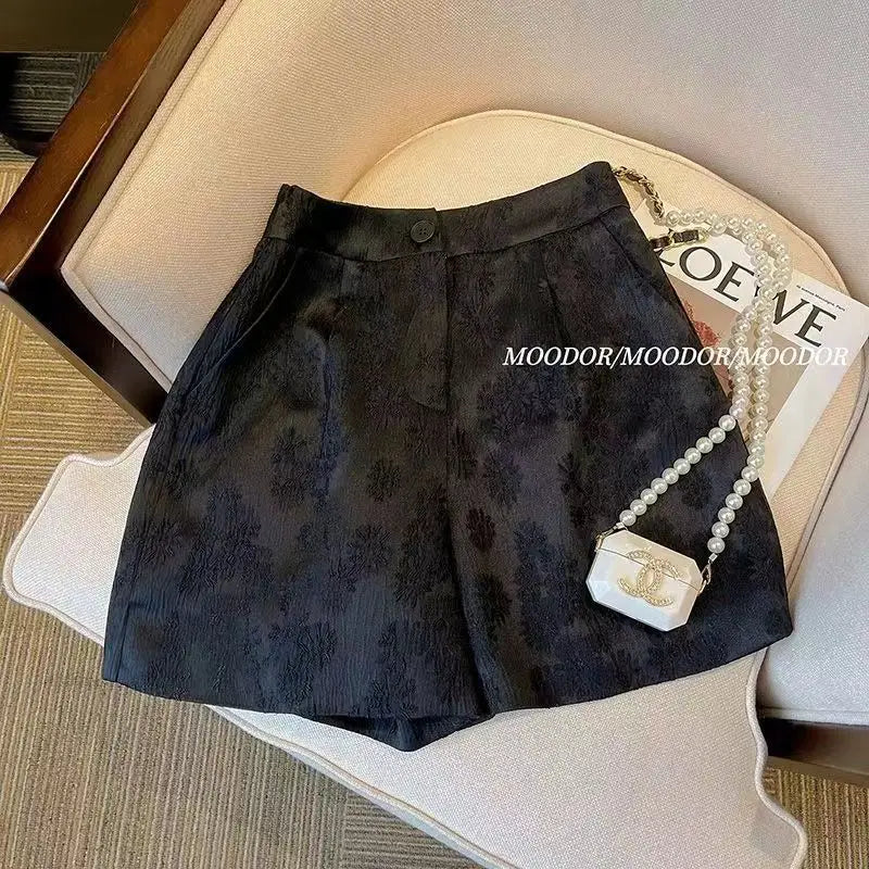RETRO JACQUARD SUMMER SHORTS