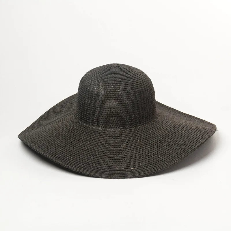 SUMMER OVERSIZED RHINESTONE SUN HAT