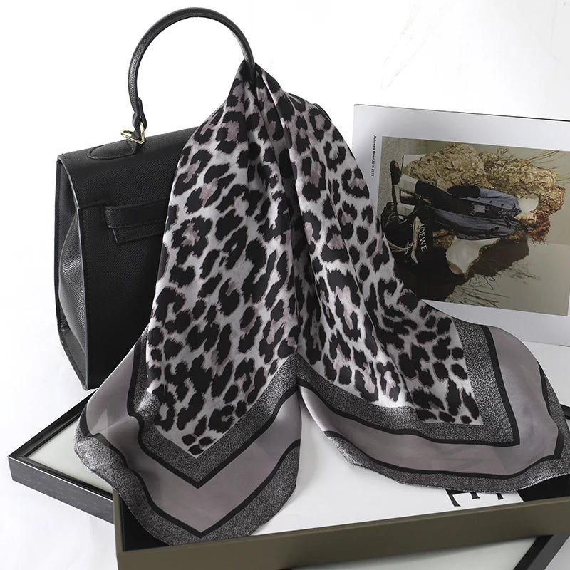 WOMEN'S SILK-LIKE SQUARE SCARF