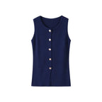 KNIT WAISTCOAT & MIDI SKIRT SET SOLELII