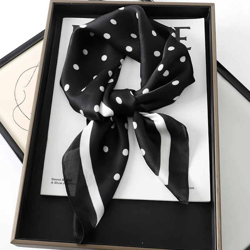 WOMEN'S SILK-LIKE SQUARE SCARF