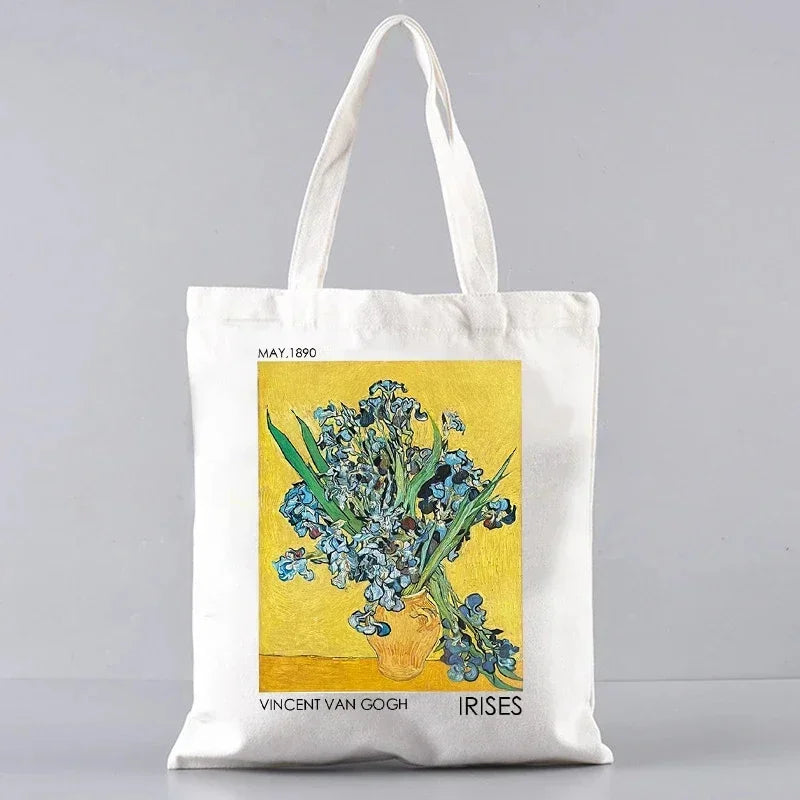 VAN GOGH ART PRINT CANVAS TOTE BAG
