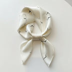 NORDIC STYLE FAUX SILK SQUARE SCARF Test