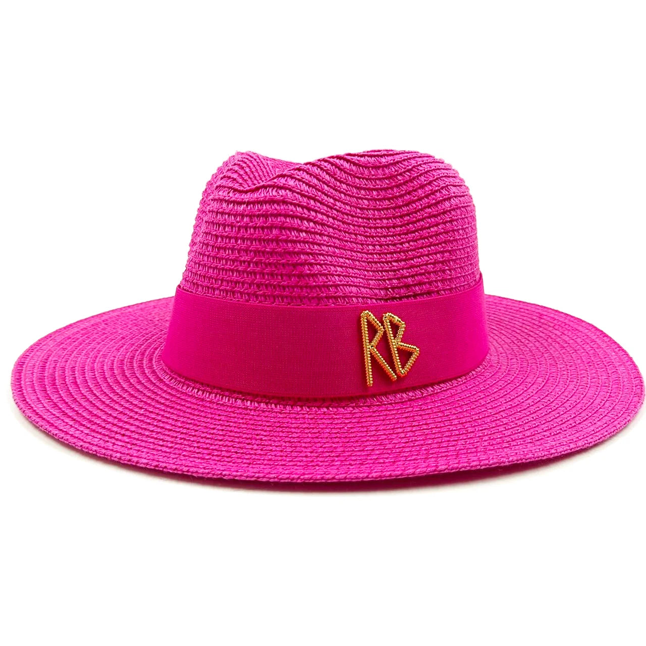 STRAW HAT WITH LACE BAND AND WIDE BRIM