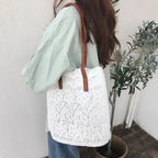 VINTAGE CANVAS TOP-HANDLE TOTE BAG SOLELII