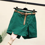 CHIC SHORTS WITH LOOSE BUTTONS AT THE WAIST SOLELII
