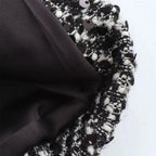 WOMEN’S TEXTURED SHORT JACKET WITH PEARL DETAILS SOLELII