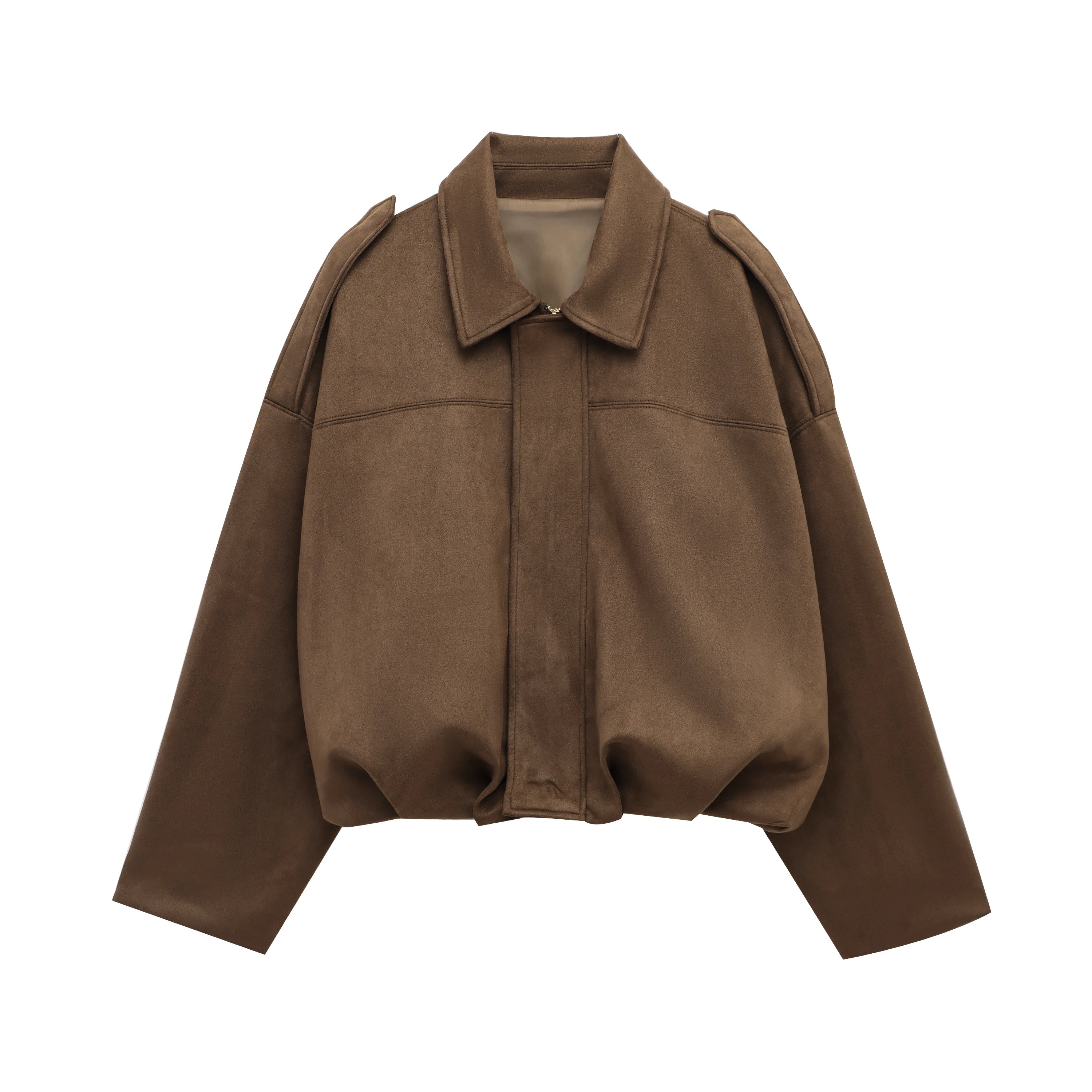VINTAGE CASUAL SUEDE JACKET