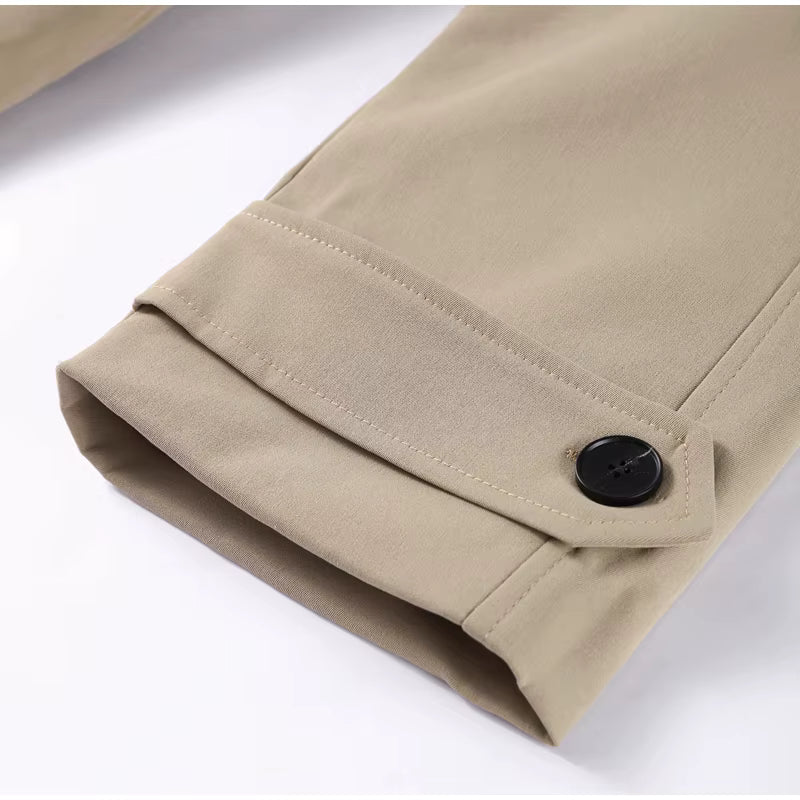 WOMEN'S CROPPED TRENCH COAT