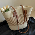 SUMMER STRAW SHOULDER BAG SOLELII