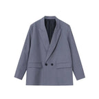 WOMEN'S DOUBLE-BREASTED LOOSE BLAZER SOLELII