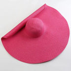 WIDE-BRIMMED STRAW SUN HAT SOLELII