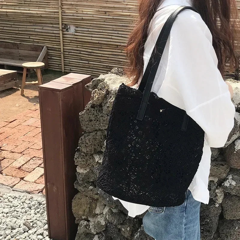 VINTAGE CANVAS TOP-HANDLE TOTE BAG
