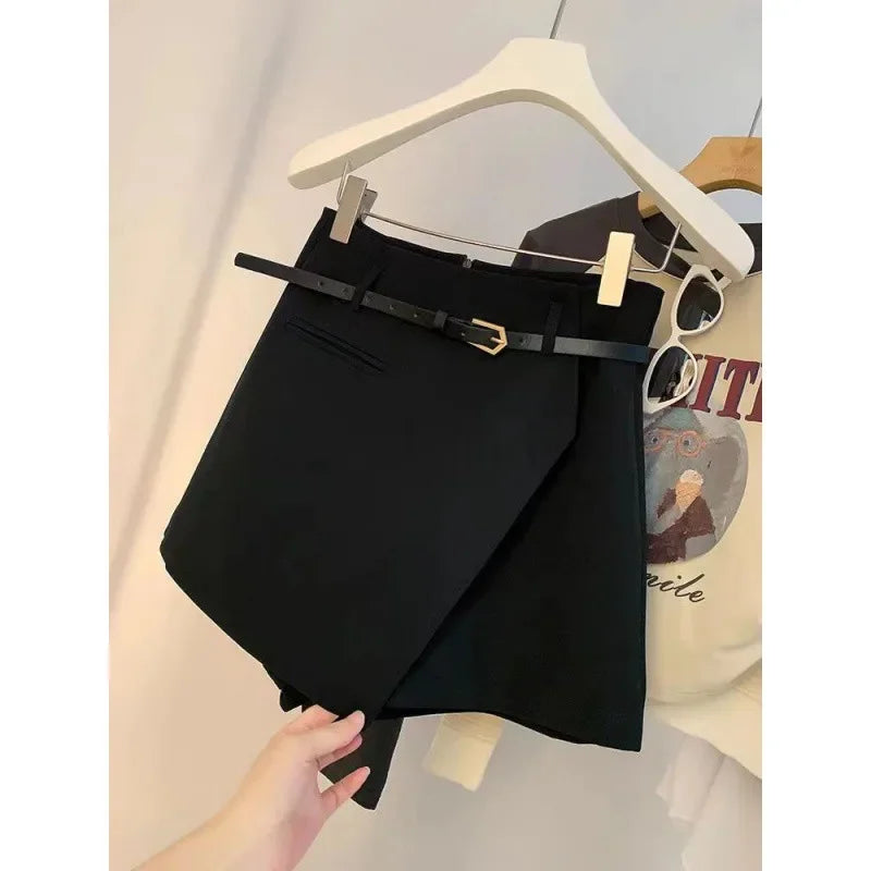 ASYMMETRISCHE ROK MET HOGE TAILLE