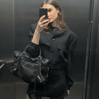 WOMEN'S CROPPED BOMBER JACKET SOLELII