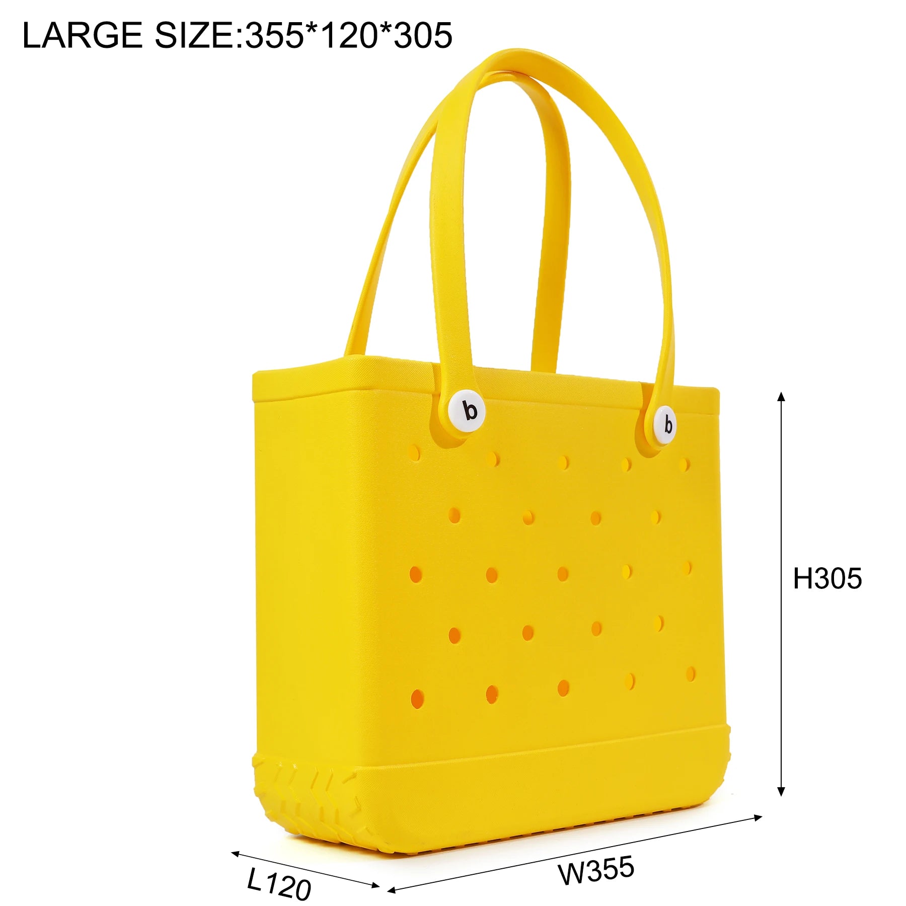 WATERPROOF EVA BEACH BASKET TOTE
