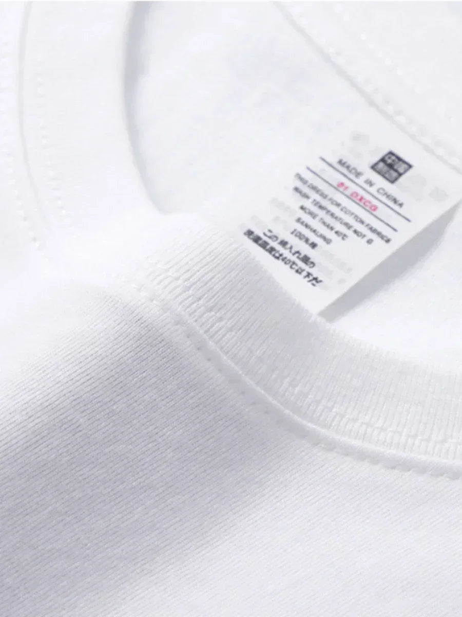 BASIC LOOSE COTTON SUMMER TEE