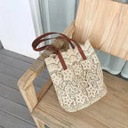 VINTAGE CANVAS TOP-HANDLE TOTE BAG SOLELII