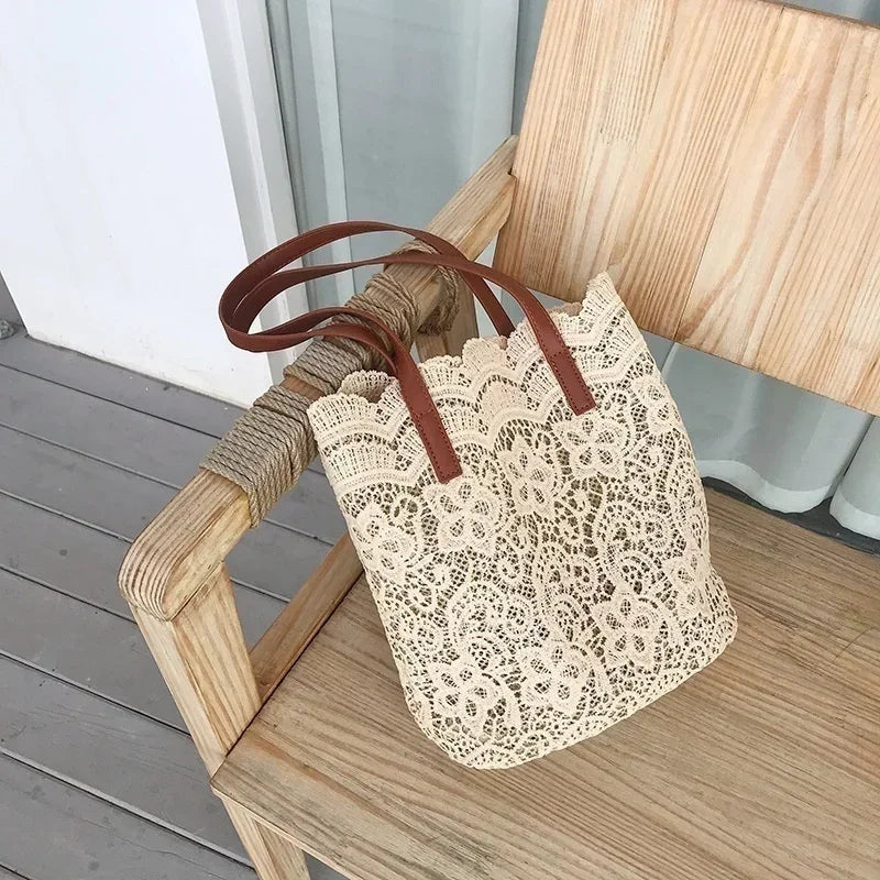 VINTAGE CANVAS TOP-HANDLE TOTE BAG
