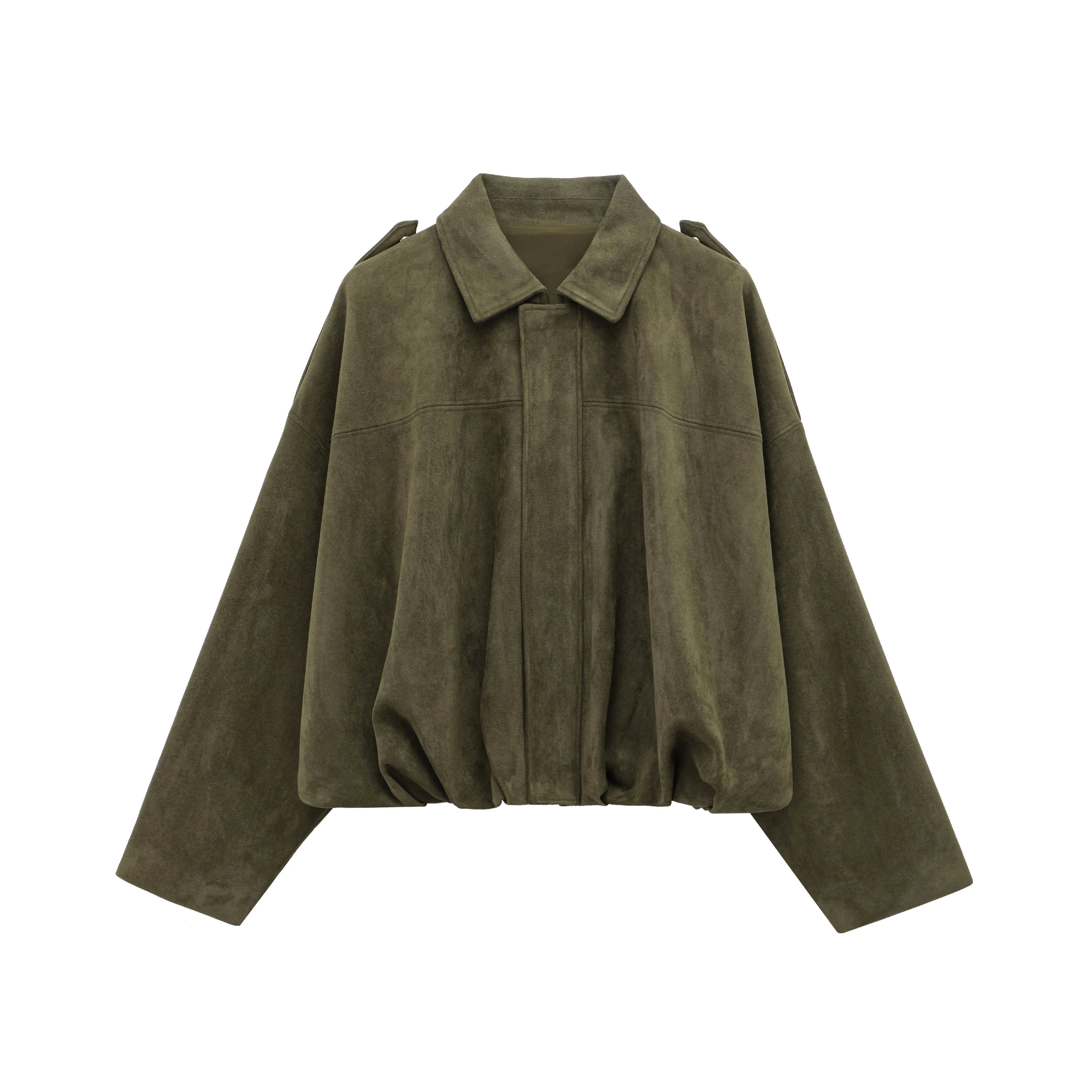 VINTAGE CASUAL SUEDE JACKET