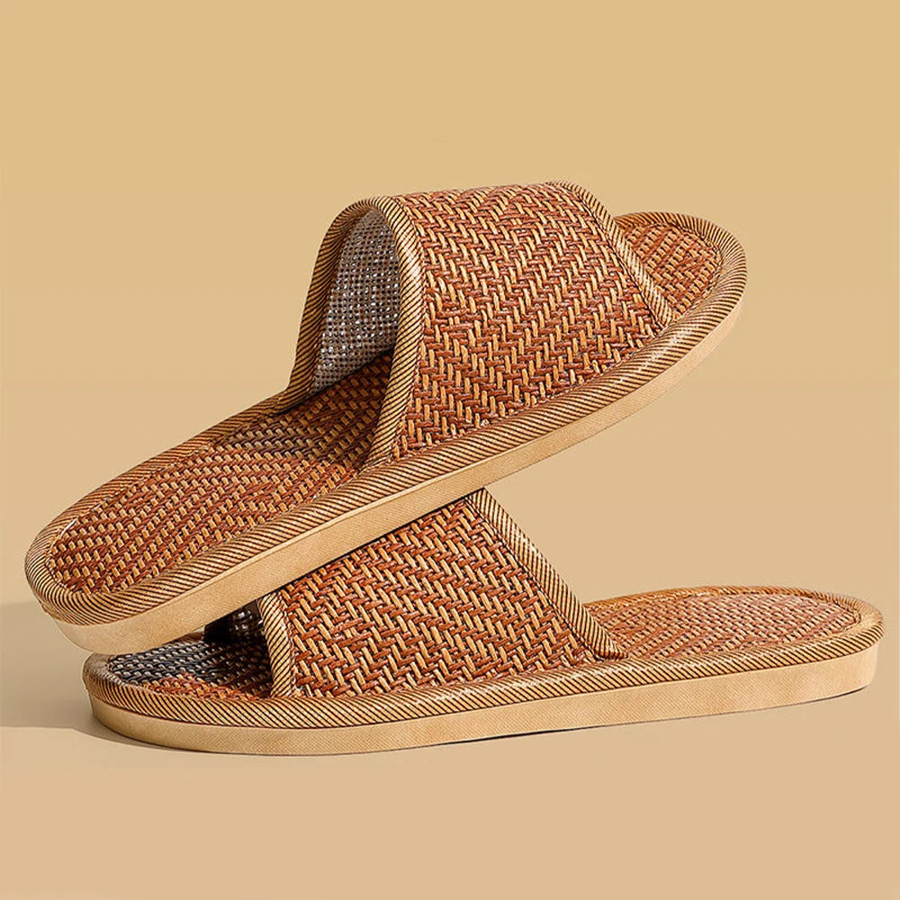 BAMBOO WOVEN SUMMER SLIPPERS