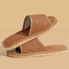 BAMBOO WOVEN SUMMER SLIPPERS SOLELII