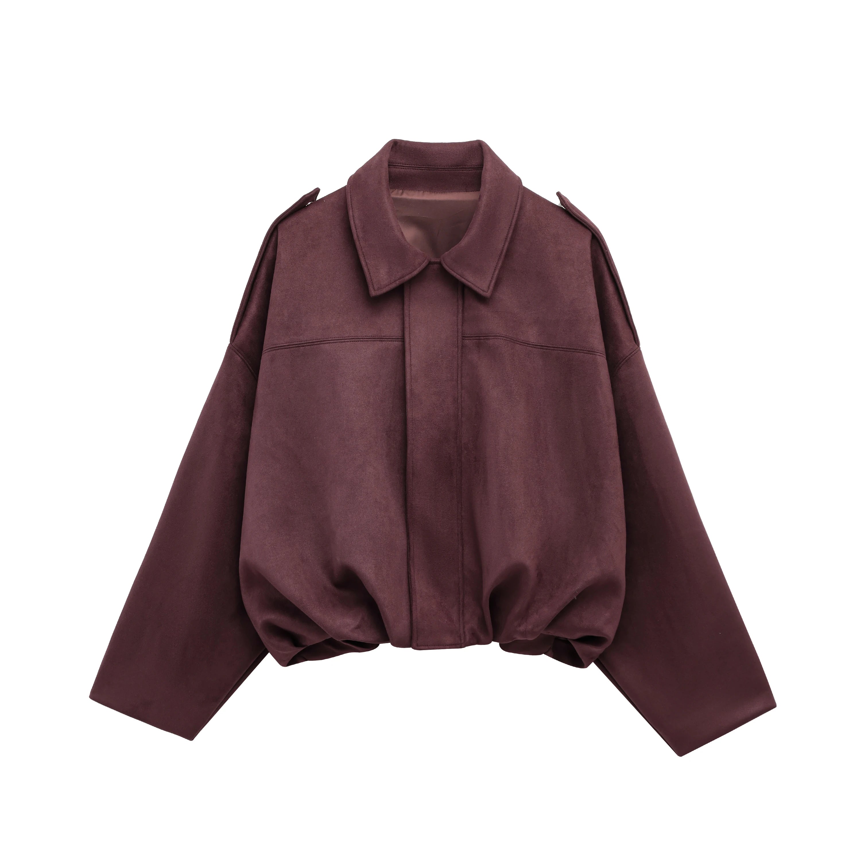 VINTAGE CASUAL SUEDE JACKET