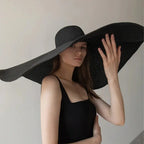 WIDE-BRIMMED STRAW SUN HAT SOLELII