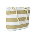 LARGE STRIPED BEACH BAG SOLELII
