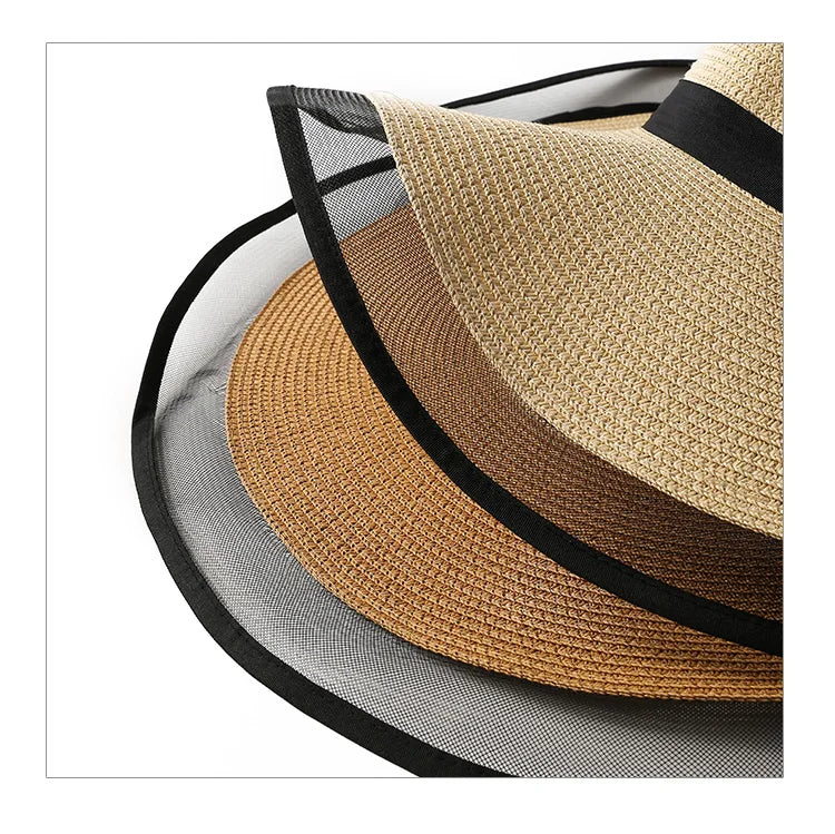 LADIES STRAW SUN HAT VINTAGE