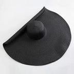 WIDE-BRIMMED STRAW SUN HAT SOLELII