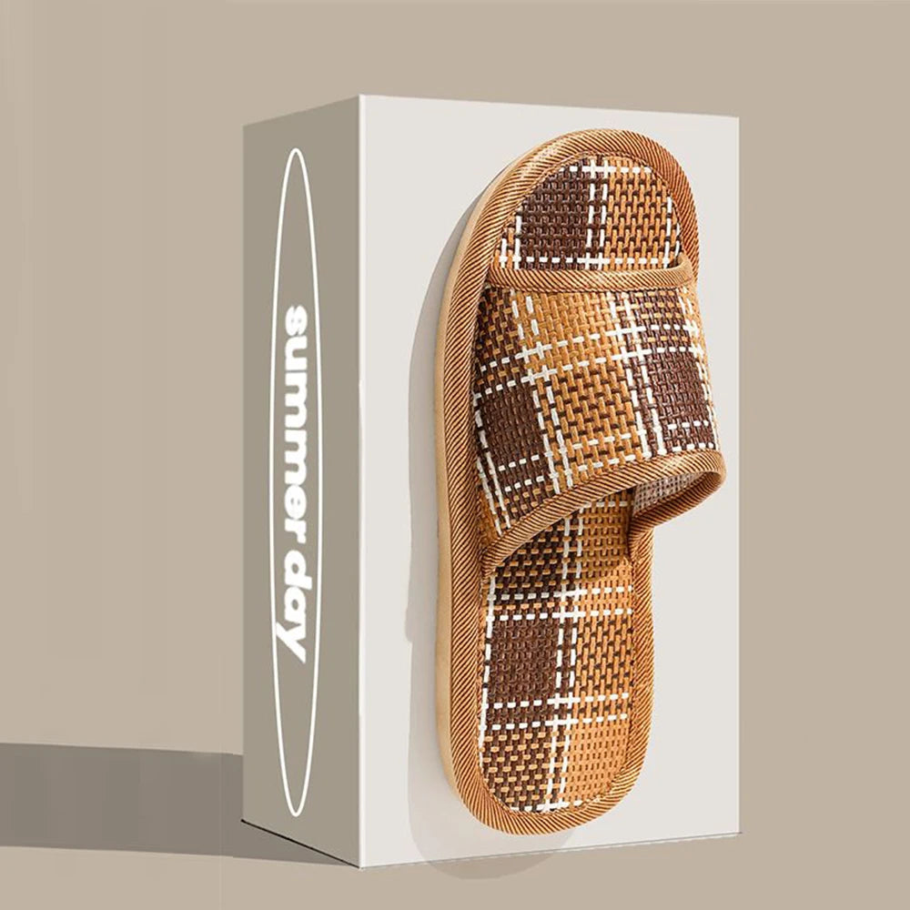 BAMBOO WOVEN SUMMER SLIPPERS