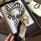 NORDIC STYLE FAUX SILK SQUARE SCARF Test