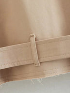 CROPPED DOUBLE-BREASTED TRENCH JACKET SOLELII