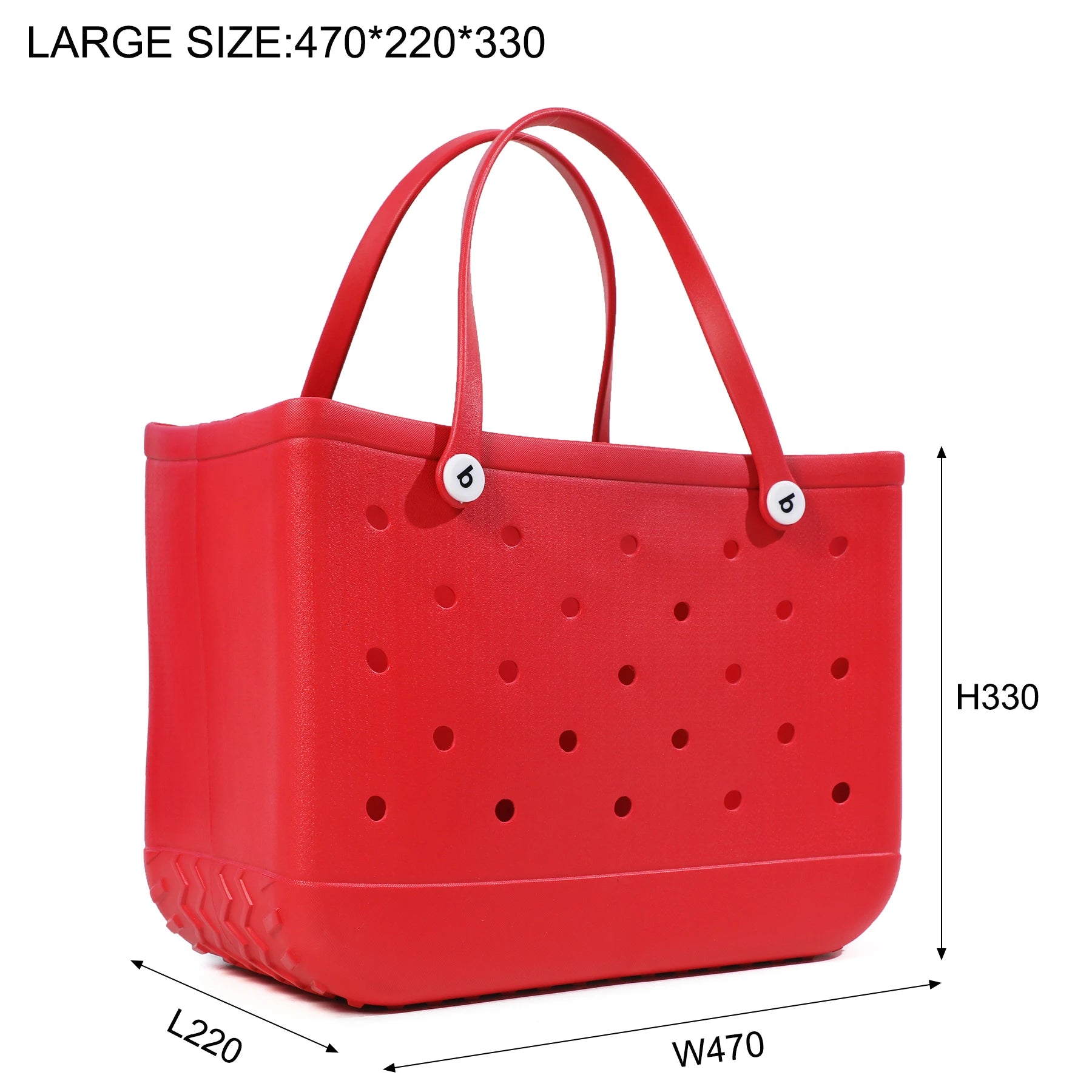 WATERPROOF EVA BEACH BASKET TOTE