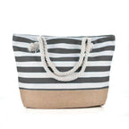 LARGE STRIPED BEACH BAG SOLELII