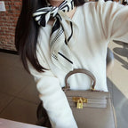 ELEGANT SQUARE SILK SCARF Test