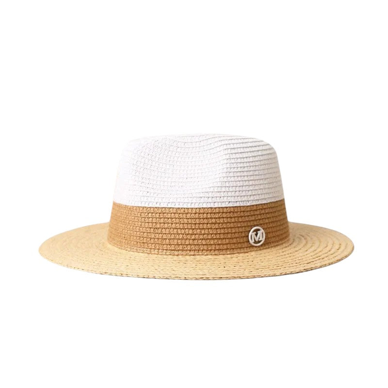SUMMER BEACH RAFFIA WOVEN SUN HAT