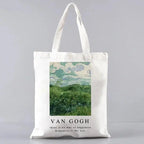 VAN GOGH ART PRINT CANVAS TOTE BAG SOLELII