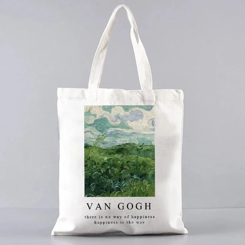 VAN GOGH ART PRINT CANVAS TOTE BAG