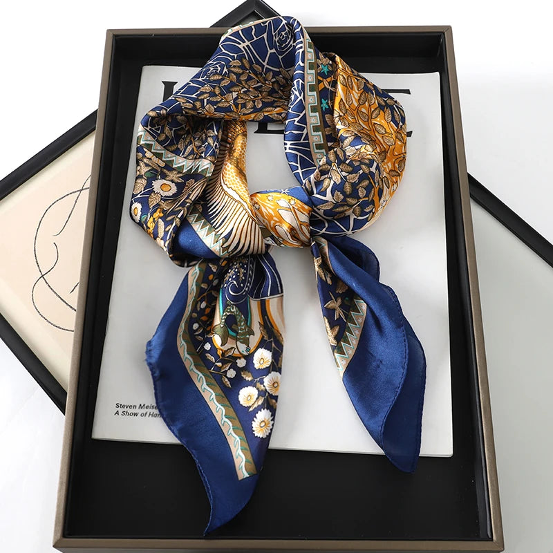WOMEN'S SILK-LIKE SQUARE SCARF