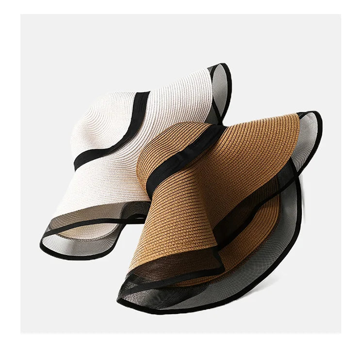 LADIES STRAW SUN HAT VINTAGE