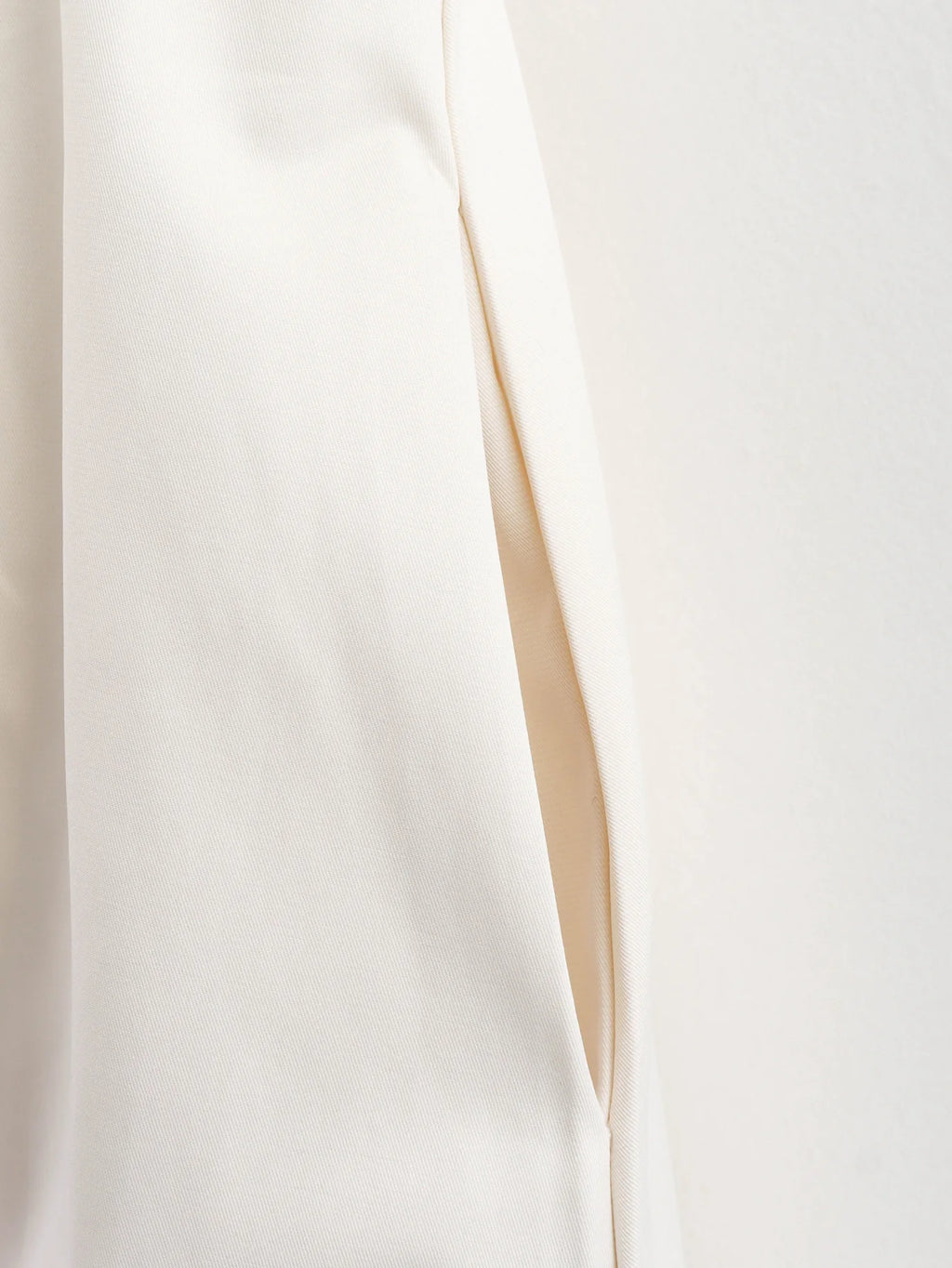 DRAPED ZIP SLEEVELESS MAXI DRESS