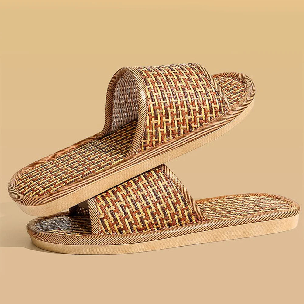 BAMBOO WOVEN SUMMER SLIPPERS