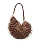 CREATIVE CONCH SHAPE CROCHET SHOULDER BAG Test