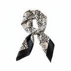 CHAIN PRINT SILK NECK SCARF Test